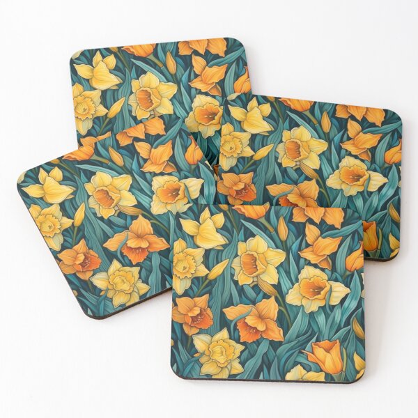 Item preview, Daffodils Pattern 2 designed and sold by BloomBoutiqueTs.