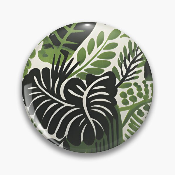 Item preview, London Flora Fusion: Abstract Leaf Meets African-Inspired Patterns designed and sold by PeToCreative.