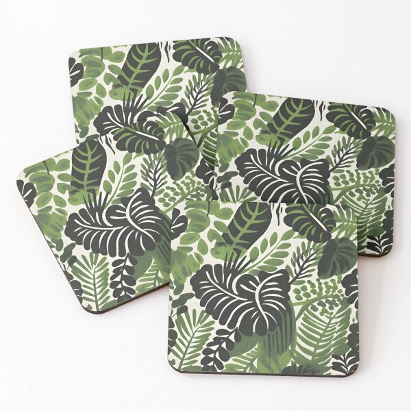 Item preview, London Flora Fusion: Abstract Leaf Meets African-Inspired Patterns designed and sold by PeToCreative.