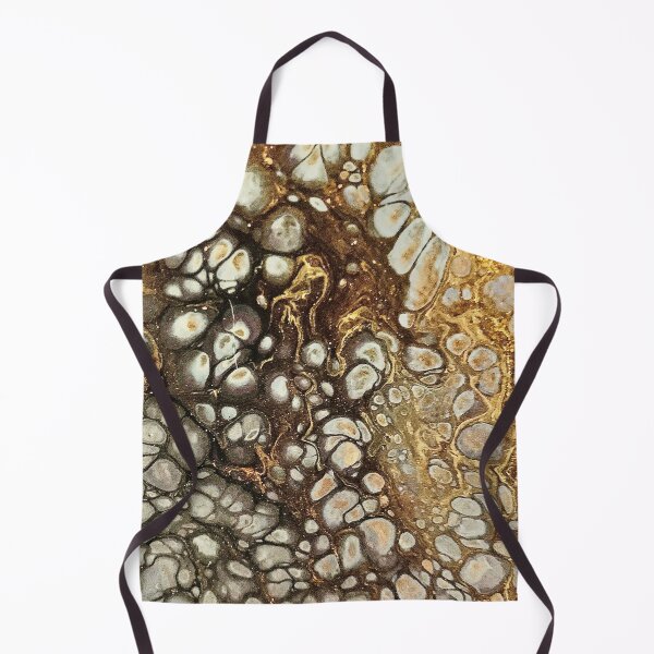 Item preview, Gold Pearl cellular acrylic pour art designed and sold by baksuart.