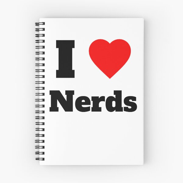 Item preview, I Love Nerds I Heart Nerds 2 designed and sold by BeansHotTees.
