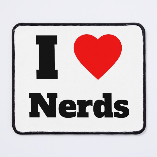 Item preview, I Love Nerds I Heart Nerds 2 designed and sold by BeansHotTees.