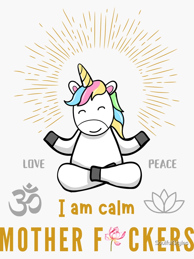 Yoga Mandala Flowers Stickers Cartoon Classic Sports Meditation