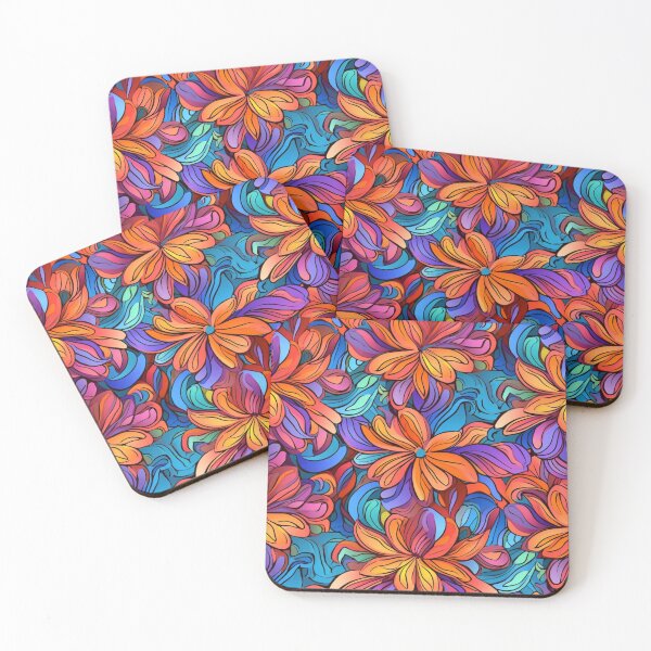 Item preview, Vibrant Flowers Pattern 1 designed and sold by BloomBoutiqueTs.