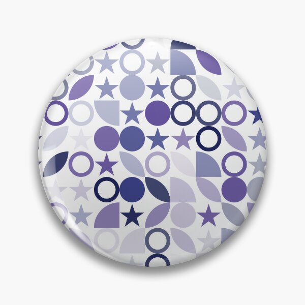 Item preview,  Pattern with purple, cyan, blue, white colors star, circls, oval, lines designed and sold by Plessmo.