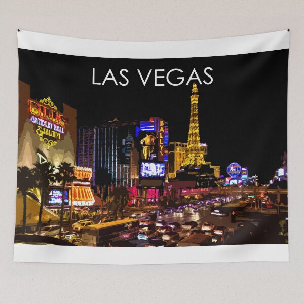 Item preview, Las Vegas, Nevada, USA, Travel Print designed and sold by summattodraw.