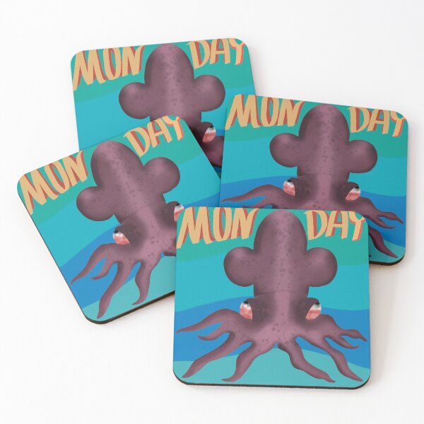 Item preview, Tired Squid designed and sold by pingvinsmatte.