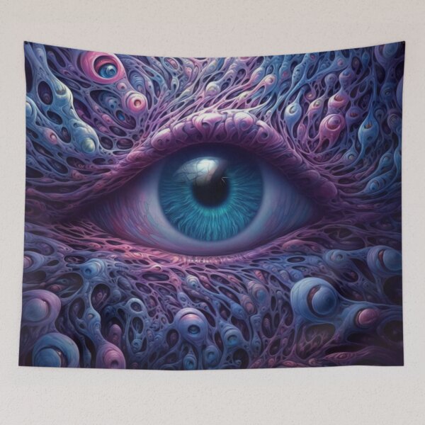 Item preview, Mysterious Eye in Abstract Organic Structures - Cameron Gray-Inspired Design designed and sold by RuNT3ntertained.