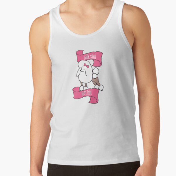 Talk shit, get hit - Vaguely Menacing Puppies with bows #1 Tank Top
