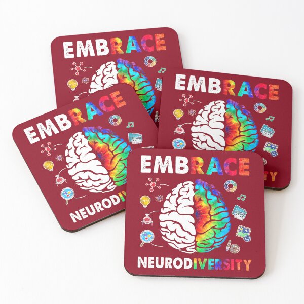 Artikelvorschau, Embrace Neurodiversity Brain Embrace ADHS Autismus ASD Tie Dye entworfen und verkauft von hyonasnerouzc.