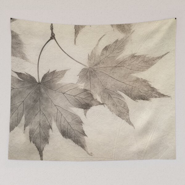Item preview, Japanese woodblock style leaf prints 07 designed and sold by EmilyDayDreams.