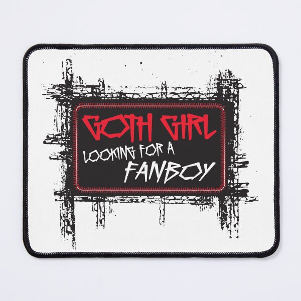 Item preview, Goth Girl Looking for a Fanboy designed and sold by The Barry Lyga Shop.