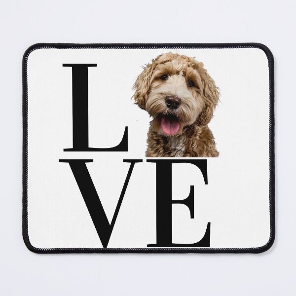Item preview, LOVE GOLDENDOODLE designed and sold by MiaMoonDesigns.