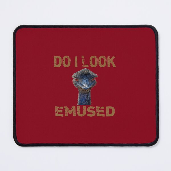 Item preview, Emu Bird Funny Emu Animal Emused Flightless Bird Pun 		 designed and sold by hyonasnerouzc.