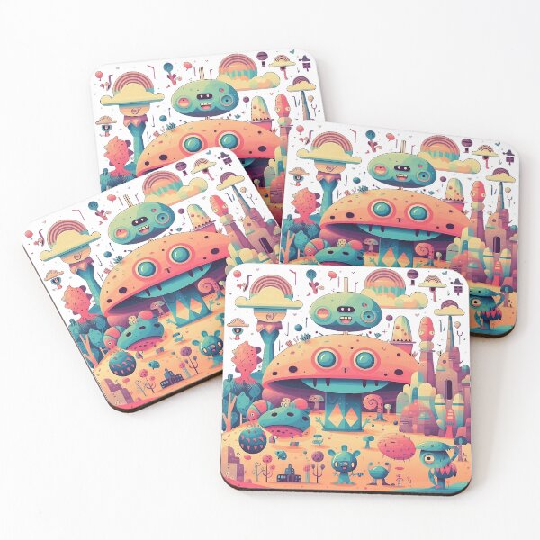 Item preview, Intergalactic Exploration: A Curious Alien Ventures into a Colorful World designed and sold by Merwem.