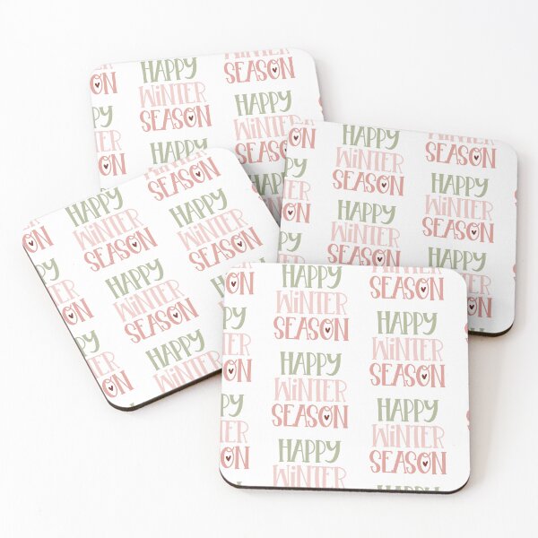 Item preview, Happy winter season | Christmas Quote and Funny Christmas Sayings designed and sold by Illuztratesvg.