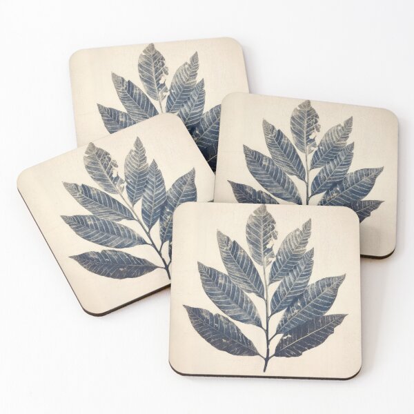 Item preview, Japanese woodblock style leaf prints 09 designed and sold by EmilyDayDreams.
