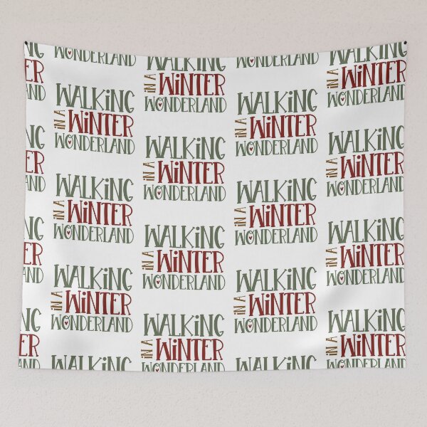 Item preview, Walking in a winter wonderland | Christmas Quote and Funny Christmas Sayings designed and sold by Illuztratesvg.