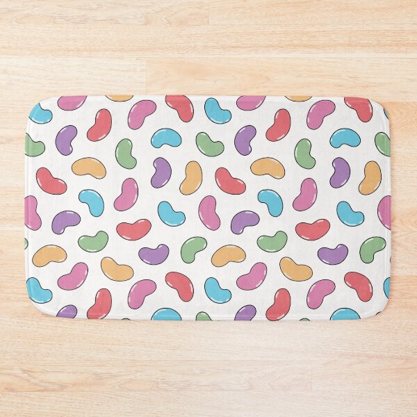 Item preview, Rainbow Jelly Bean Candy Pattern designed and sold by CreativeDraws42.