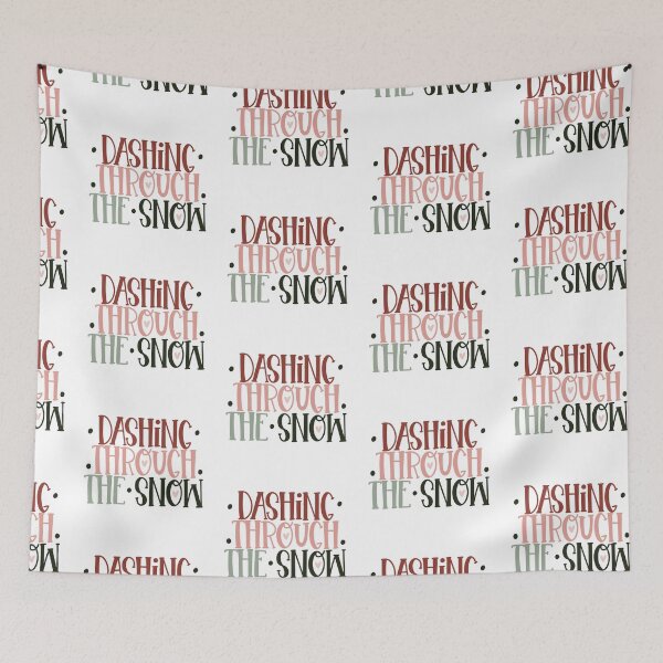 Item preview, Dashing Through the snow | Christmas Quote and Funny Christmas Sayings designed and sold by Illuztratesvg.