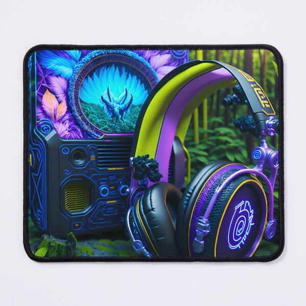 Item preview, Visionary headphones from the tech jungle designed and sold by Transelasticart.