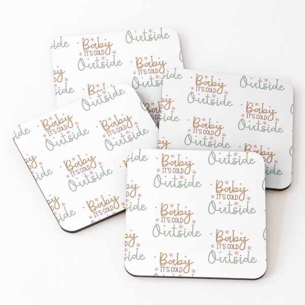 Item preview, Baby its cold outside | Christmas Quote and Funny Christmas Sayings designed and sold by Illuztratesvg.