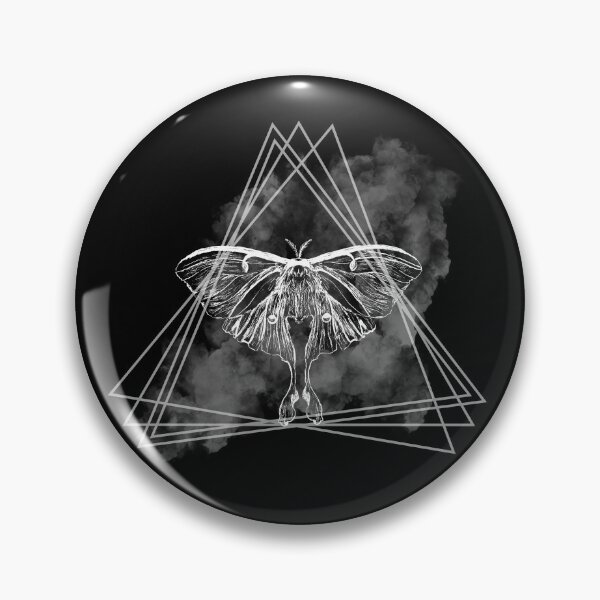 Item preview, Moth inscribed in a triangle. designed and sold by Madeleine4Art.
