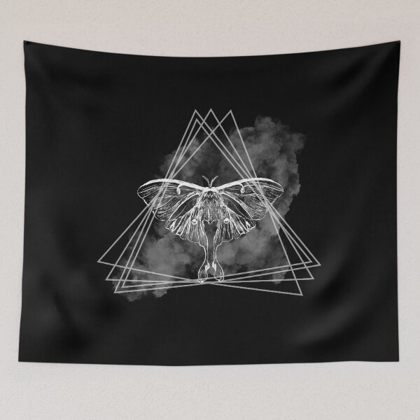 Item preview, Moth inscribed in a triangle. designed and sold by Madeleine4Art.