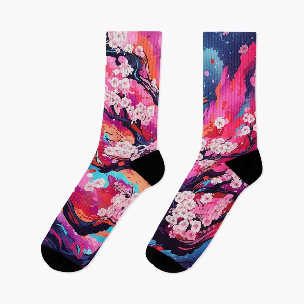 Aperçu de l'œuvre Abstract Graffiti Sakura créée et vendue par Desfix.