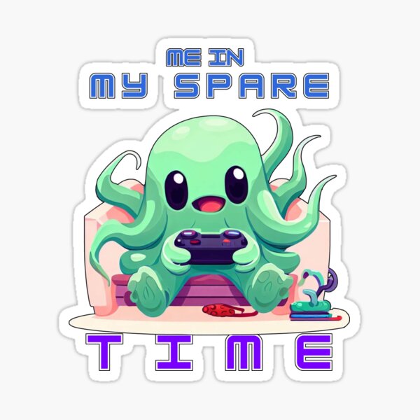 Item preview, gaming life designed and sold by SarashiArt.