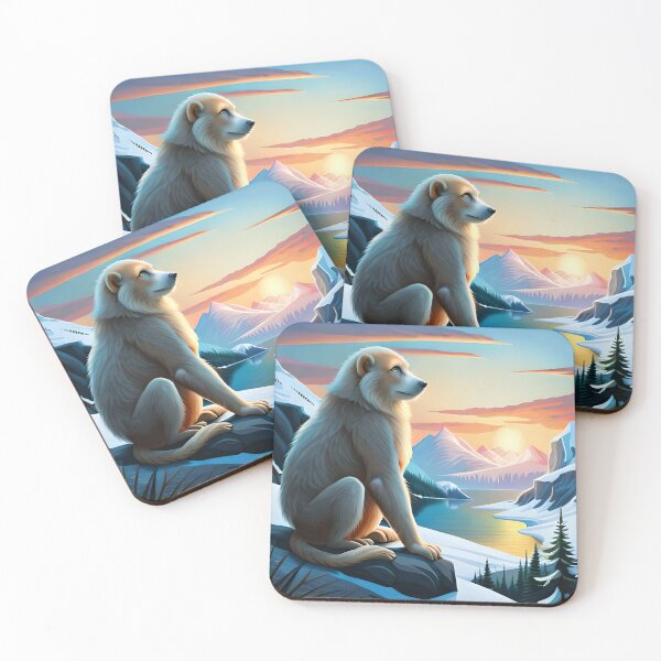 Item preview, monkey in the arctic designed and sold by redstar-design.