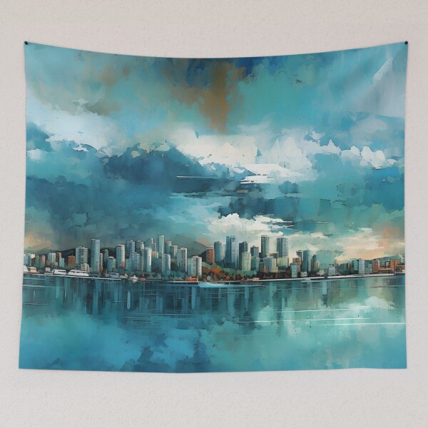 Item preview, Coastal City Serenity designed and sold by Aquatopia.