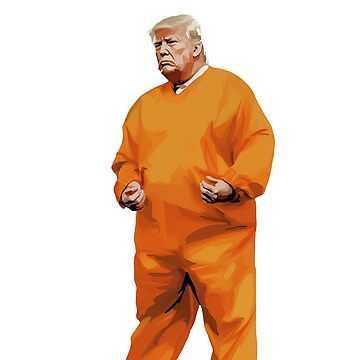 Orange Jumpsuit Trump Magnet for Sale by mandarinolive