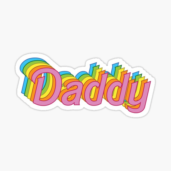 Retro Daddy Sticker