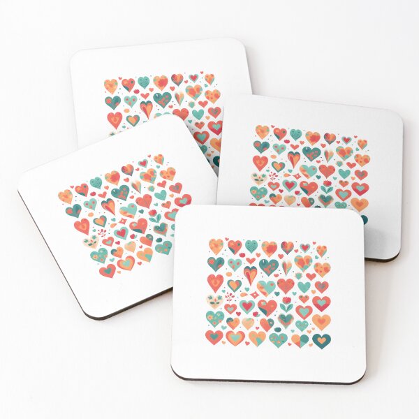 Item preview, Heart pattern designed and sold by NenaDigitArt.