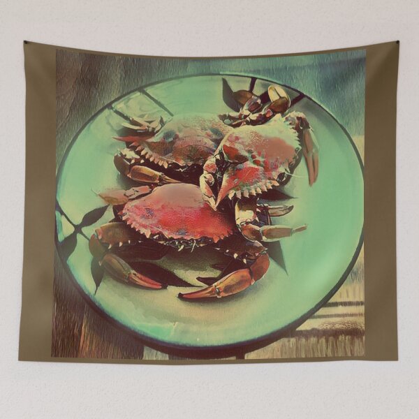 Item preview, Crab Plate designed and sold by amandaline.