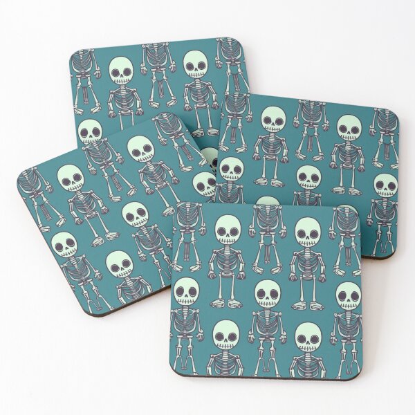 Item preview, Funny Cartoon Cute Skeletons Pattern Art Design #33 designed and sold by Pexelpanoramas.