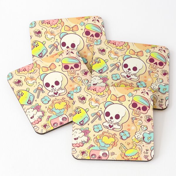 Item preview, Funny Cartoon Cute Skeletons Pattern Art Design #34 designed and sold by Pexelpanoramas.