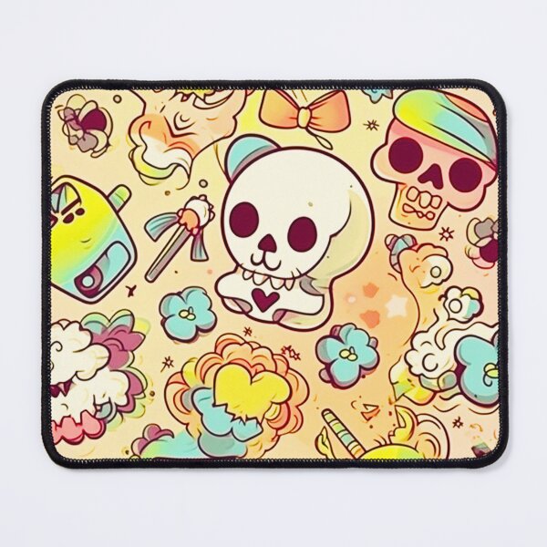 Item preview, Funny Cartoon Cute Skeletons Pattern Art Design #34 designed and sold by Pexelpanoramas.