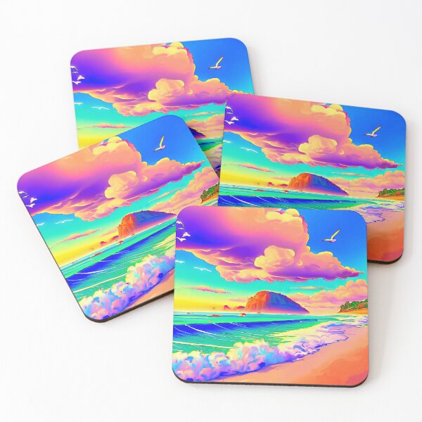 Item preview, Maui Morning Pop Art Landscape designed and sold by LaRoach Digital Arts.