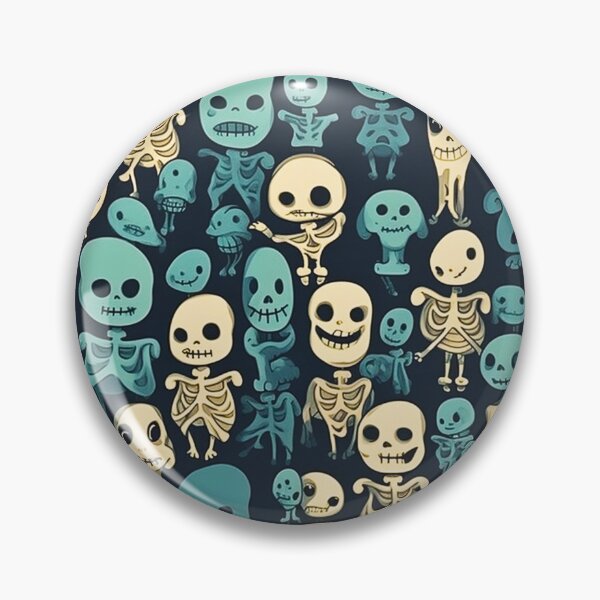 Item preview, Funny Cartoon Cute Skeletons Pattern Art Design #36 designed and sold by Pexelpanoramas.