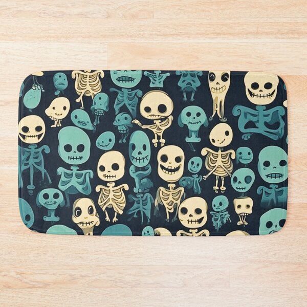 Item preview, Funny Cartoon Cute Skeletons Pattern Art Design #36 designed and sold by Pexelpanoramas.
