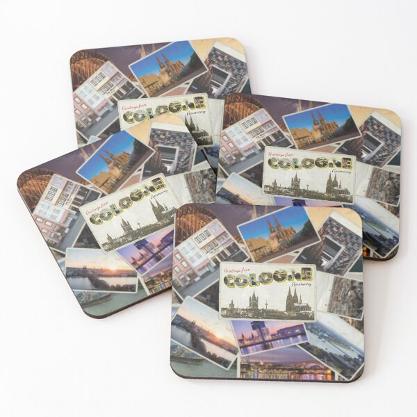 Item preview, Greetings from Cologne in Germany vintage style retro souvenir designed and sold by DeveloperProp0.