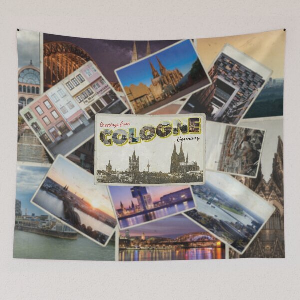 Item preview, Greetings from Cologne in Germany vintage style retro souvenir designed and sold by DeveloperProp0.