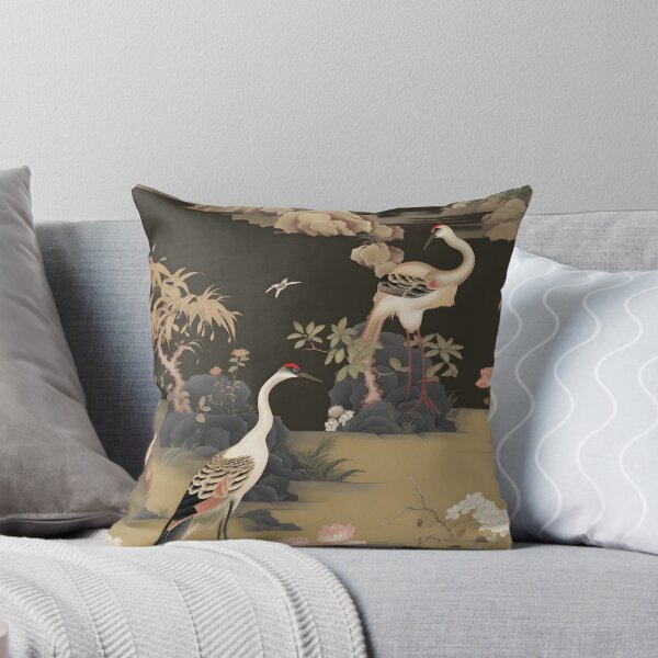 Artikel-Vorschau von Schwarze Dschungel-Chinoiserie mit Blumenmuster, designt und verkauft von PorterWilde.
