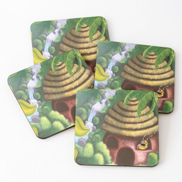 Item preview, Bee in a House - Mural Painting  designed and sold by Jillianamatt.
