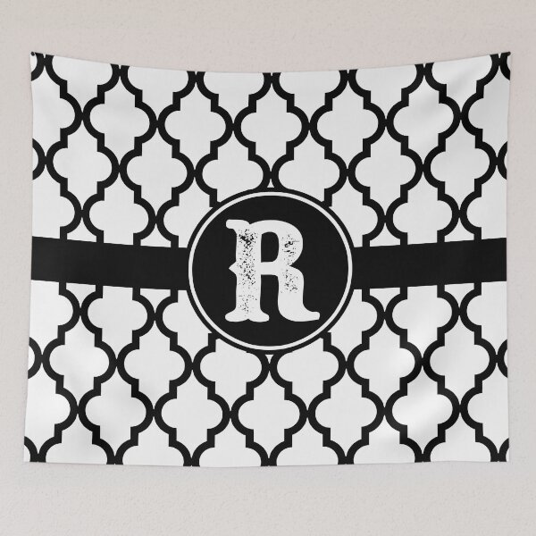 Item preview, Black Monogram: Letter R designed and sold by Jared Davies.