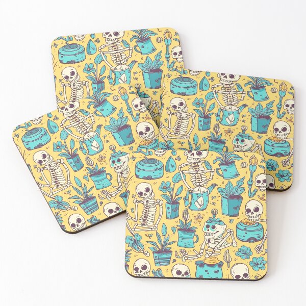 Item preview, Funny Cartoon Cute Skeletons Pattern Art Design #38 designed and sold by Pexelpanoramas.