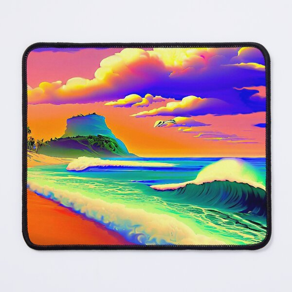 Item preview, Hawaiian Dream Pop Art Landscape designed and sold by LaRoach Digital Arts.