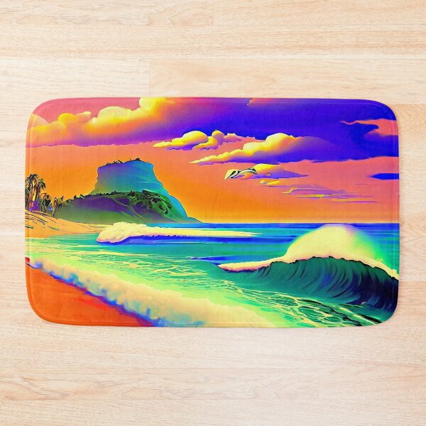 Item preview, Hawaiian Dream Pop Art Landscape designed and sold by LaRoach Digital Arts.
